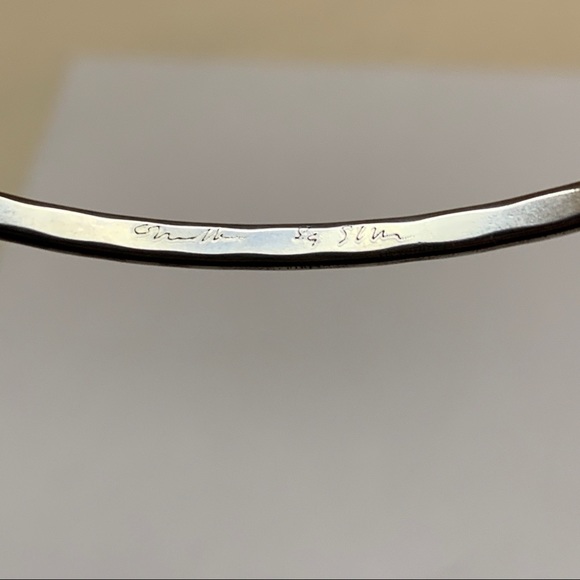 Small Sterling Cuff Bracelet - Picture 6 of 7